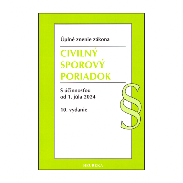 Civilný sporový poriadok - úplné znenie zákona