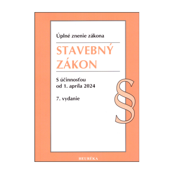 Stavebný zákon - úplné znenie zákona