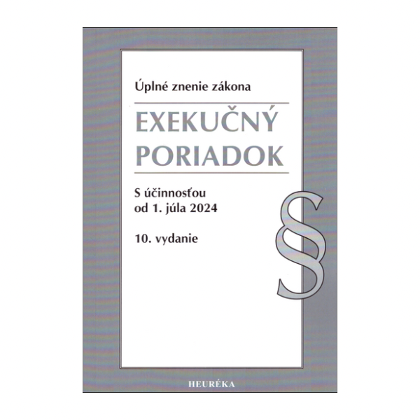 Exekučný poriadok - úplné znenie zákona