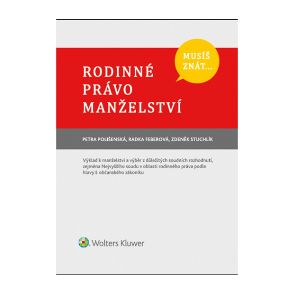Musíš znát... Rodinné právo. Manželství